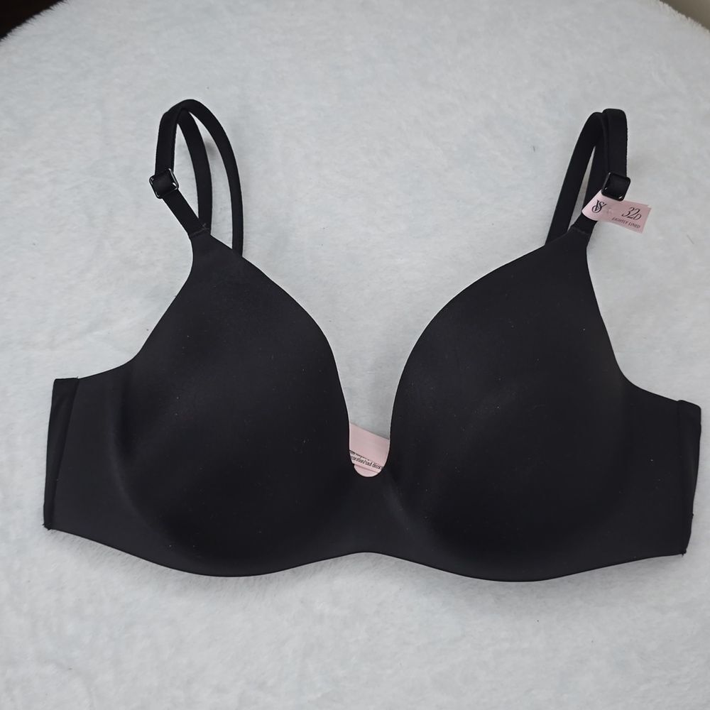 3272 NWT Flex Factor Lightly Lined Plunge Demi Bra Sz 32D - Picture 3 of 7